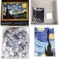 thumbnail image 4 of 1000 Pieces Adult Puzzle Starry Night Jigsaw Colorful Puzzle Oil Painting Game Interesting Games, 4 of 6