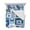 Blue, variant on Quilts Full Size Bedding Set, Starfish Coastal Lightweight Quilted Comforter, Blue Shell Crab Nautical Summer Beach Ocean Soft Bedspread Coverlet with Pillow Covers for All Season, 78" x 90"