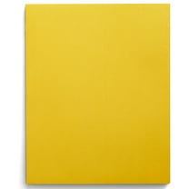 Staples School Grade 2 Pocket Folder Yellow 25/Box (50761/27538-CC)