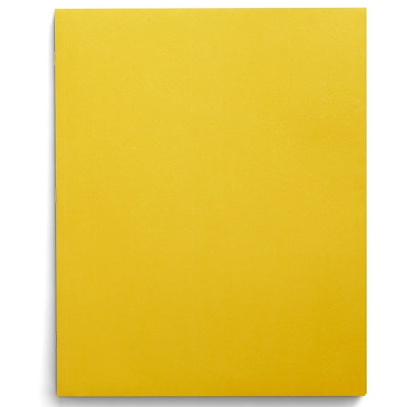 Staples School Grade 2 Pocket Folder Yellow 25/Box (50761/27538-CC)