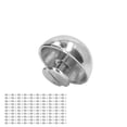thumbnail image 3 of Decorative Rivets, Alloy Material Mushroom Rivet  For Punk Clothing Silver, 3 of 8