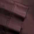 thumbnail image 3 of Pointehaven  500 Thread Count Long Staple Cotton Extra Deep Pocket Bed Sheet Set Chocolate King, 3 of 8