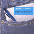 thumbnail image 2 of Compatible avec 2 Pcs Crayons de Charpentier Solides avec Taille-Crayon pour Menuiserie, 2 of 5
