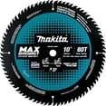 thumbnail image 1 of Hoja de sierra ingletadora Makita B-66977 80T con punta de carburo de 10 pulgadas, 1 of 8