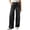 Black, variant on Jeans Women's Casual Wide Leg Denim Pants Relaxed Fit Blue Black White Everyday Jeans with Comfort Rise Flowy Solid Full Length Blue L