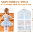 thumbnail image 2 of 3 PCS Garment Bags for Dance Costumes With Zipper Pockets - Suitable for Competitions, Dress, Uniforms, Storage or Travel, 2 of 7