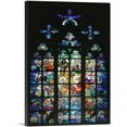 thumbnail image 1 of ARTCANVAS Glass Window in the St. Vitus Cathedral Canvas Art Print by Alphonse Mucha - Size: 40" x 26" (1.50" Deep), 1 of 9