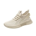 thumbnail image 2 of Walking Shoes Women,Women's Fashion Trail Running Shoes,Lightweight Mesh Breathable Sneakers,Outdoor Low Top Casual Sneakers,for Travel Mountaineering Running Training Fitness,Beige,6, 2 of 8