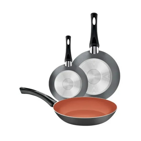 Juego De Sartenes Milan Tramontina 3 Piezas Gris TRAMONTINA 27899023