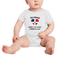 thumbnail image 2 of I'm Proof Mommy Can't Resist Dominican Guys Baby Bodysuit Newborn Clothes Outfits (White, 12-18 Months), 2 of 5