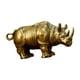 thumbnail image 1 of Estatua hecha a mano, colección de esculturas de animales, artesanías de escultura artística, figuritas de animales para decoración de escritorio L Soledad Estatua de rinoceronte, 1 of 10