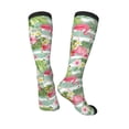 thumbnail image 4 of Balery Tropical Flamingo Fun Novelty Socks Men'S Women'S Crew Socks Funny Crazy Novelty Socks Quirky And Cool Socks, 4 of 9