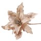 thumbnail image 3 of Flor de Navidad artificial 20*28*2cm Tela de terciopelo Polvo pegajoso Simulación de flores para el hogar Decoraciones para árboles de Navidad, 3 of 5