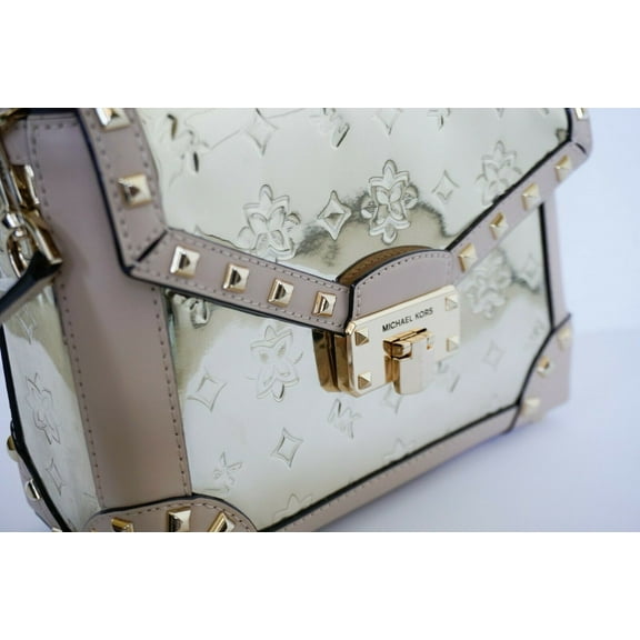 Michael Kors Pale Gold Kinorth Southleysm Th Trunk Satchel
