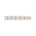 thumbnail image 3 of 1 Carat 7-Stone Diamond Wedding Band Ring in 14K Rose Gold (Ring Size 5.5), 3 of 4