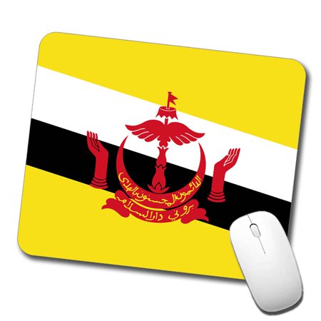 Brunei Darussalam Country Flag Mouse Pad Low Profile Gaming Mat