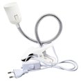 thumbnail image 1 of Abrazadera de enchufe E27 BRILLAR blanca con cable e interruptor de encendido/apagado 360, 1 of 5