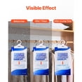 thumbnail image 4 of Hanging Moisture Absorber, 9.3 oz Hanging Closet Dehumidifier Bags(10 Packs), Fragrance Free Moisture Bags in Wardrobes, Bedrooms, Bathrooms, 4 of 10