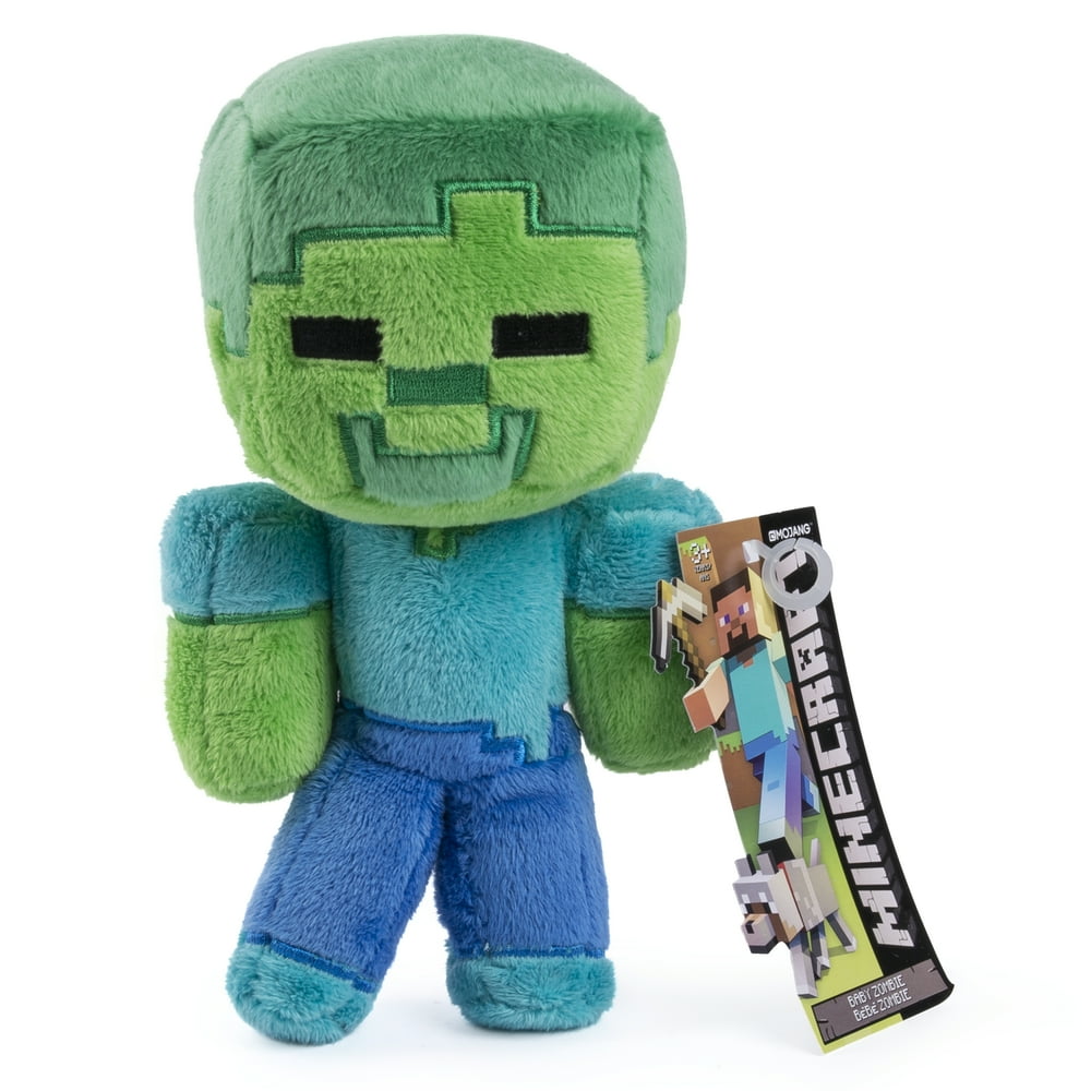 Minecraft Small Plush 17.4" Baby Zombie Plush Toy