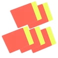 thumbnail image 4 of Tarjetas de advertencia de fútbol, juego de 5 tarjetas de expulsión de árbitro de fútbol deportivo, tarjeta roja y amarilla de fútbol, muy versátil, 4 of 8