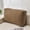 Brown, variant on Large Rectangular Sofa Back Cushion, Cotton Velvet Lumbar Support Throw Pillow, Removable Cover Reading Waist Pad for Bedside & Bay Window