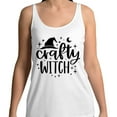 thumbnail image 2 of Crafty Witch Tank Top Unisex Large White, 2 of 5