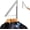 Chrome, variant on Single Foldable Clothing Rack, Wall-Mounted Retractable Clothes Hanger for Laundry Dryer Room, Hanging Drying Rod, Small Collapsible Folding Garment Racks, Dorm Accessories (Chrome)