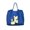 Blue, variant on ibiyuan Womens Crossbody Bag Color Block Print Large Capacity Durable Shoulder Tote Bag for Women, Cute Daily Shopping Casual Outfit Companion Handbag Mom Gifts