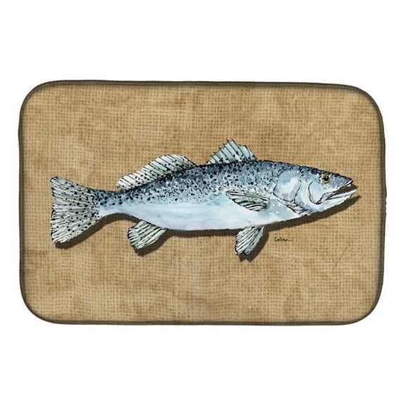 Speckled Trout Dish Drying Mat