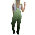 thumbnail image 5 of hotojiny Womens Casual Overalls Loose Sleeveless Wide Leg Straps Romper Lounge Lightweight Vacation Jumpsuit, 5 of 5