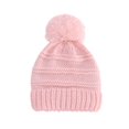 thumbnail image 5 of 6M-4T Kids Baby Winter Knitted Beanie Hat, Esho Toddler Girls Boys Warm Knit Thick Ski Cap with Pom Pom, 5 of 5