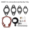 thumbnail image 2 of 0439071 Kit de Remplacement de Reconstruction de Carburateur pour Johnson / Evinrude 5hp 6hp 7.5hp, 2 of 12