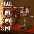 thumbnail image 3 of Candle Warmer Lamp with Timer, Western Desert Stained Glass Artwork Towering Cactus Non-slip Wireless Remote Control Wax Melts Warmer with 4 Bulbs for Home Office Dorm, Birthday Gifts for Women, 3 of 7