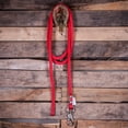 thumbnail image 2 of Poly Lead Rope - Bull Snap Color: Red, 2 of 4