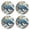 An Ocean-Themed, variant on Vzayyk 4Pack Wooden Coasters With Cork Base Heat-Resistant Drink For Home Office Restaurant Seine River in Paris