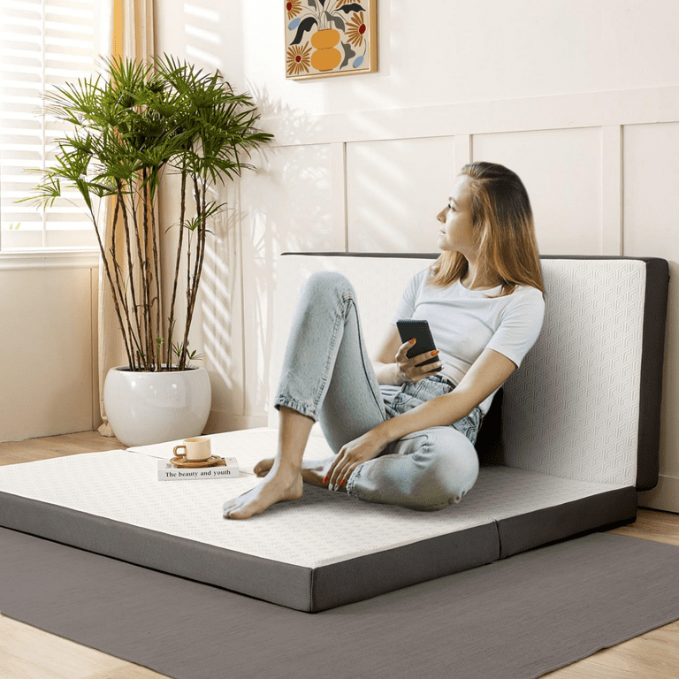 Tri-Fold Memory Foam Mattress, Inch Folding Mattress Twin with