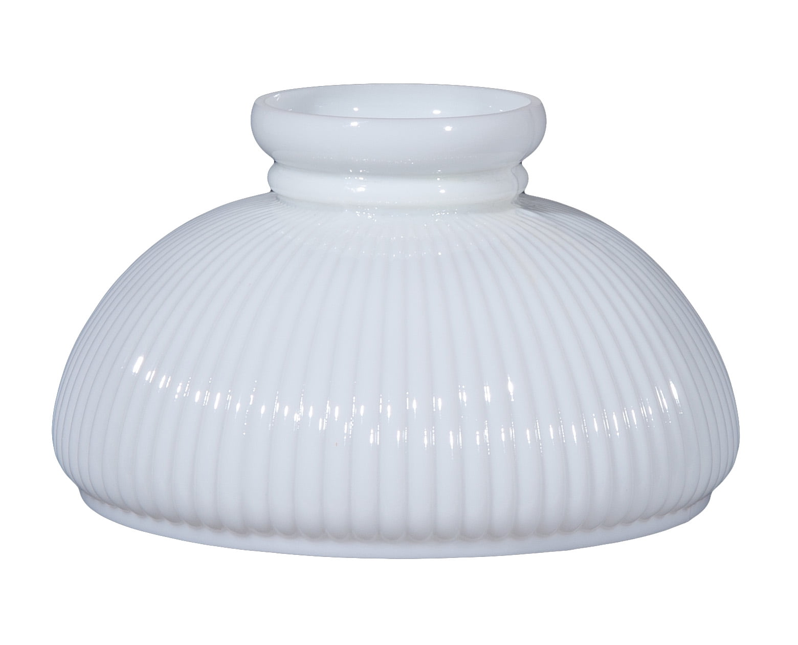 B&P Lamp® 10" Opal Glass Student Shade, Low Top