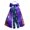 Halloween Boot Ribbon Bow Set - Purple, variant on Halloween Boot Ribbon Bow Set, Spooky Haunted House Ghost Pumpkin Spider Web Western Cowboy Boot Decor, Streamer Ornament Halloween Cowgirl Costume Accessory (Black)