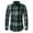 #A24 Army Green, variant on CYiJun George Flannel Shirt for Men Button Down Regular Fit Mens Flannel Shirt Long Sleeve Casual Plaid Flannel Shirt,Khaki S