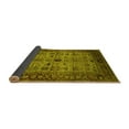thumbnail image 2 of Ahgly Company Indoor Round Oriental Yellow Industrial Area Rugs, 7' Round, 2 of 4
