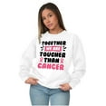 thumbnail image 4 of Together Tougher Than Breast Cancer Women Crewneck Sweatshirt Brisco Brands S, 4 of 6