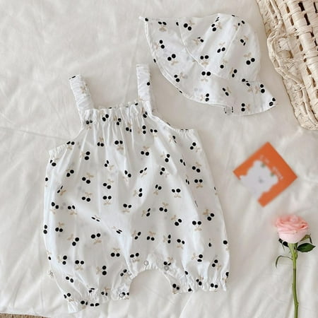 

Baby Sling Clothes Broken Flowers Comfortable Jumpsuits a Baby Girl Is Wrapped With a Hat