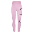 thumbnail image 5 of Feancey Valentines Day Leggings for Women High Waisted Sports Yoga Pants Novelty Love Print Stretchy Workout Tights Tummy Control Seamless Long Pants Pink XXL, 5 of 7