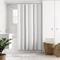 thumbnail image 1 of Mainstays Water-Repellent Fabric Shower Liner, 70" x 71", White, 1 of 6