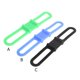 thumbnail image 5 of Correa de silicona para bicicleta, banda para linterna, clip para linterna, soporte para luz de bicicleta (azul), 5 of 6