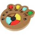 thumbnail image 1 of Alimentador interactivo de madera para cachorros y gatos, juguetes de rompecabezas mentales para mascotas Feliz Sencillez, 1 of 2