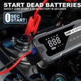 thumbnail image 3 of Car Battery  Box, Smart IC Chip Emergency LED Tire Inflator Car  Starter 10000mAh  for 12V 2.0L Derv Vehicles, 3 of 7