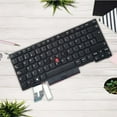 thumbnail image 4 of para computadora portátil, diseño español mate con de puntero para E480 E490 P43S E485 E495 reemplaza parte de accesorios de sin retroiluminación Yotijar teclado español, 4 of 9