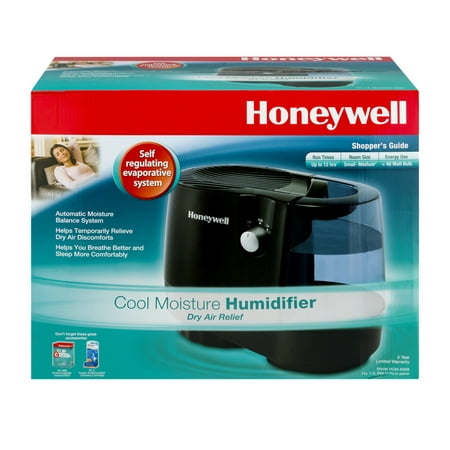 Honeywell Cool Moisture Humidifier Black, 1.0 CT
