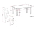 thumbnail image 4 of Simpli Home Cosmopolitan / Eastwood 7-Piece Dining Set, 4 of 9